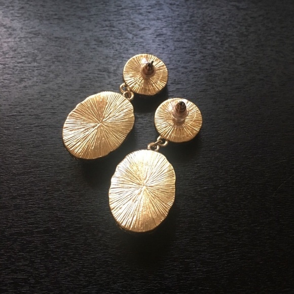 Now Available! Anthro Druzy Earrings in Charcoal - Picture 5 of 5